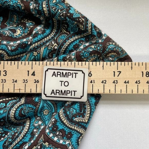 LASCANA Long Beach BOHO Dress Turquoise Size 8 Maxi Tall - Picture 12 of 15